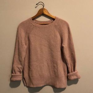 M Gap dusty pink comfy lounge knit sweater